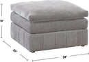 Poundex 6-Piece Upholstered Modular Sectional, Granite